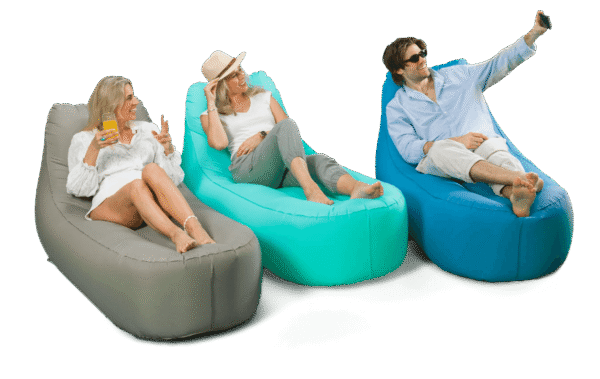 Mr. E-ZY groepsfoto loungers